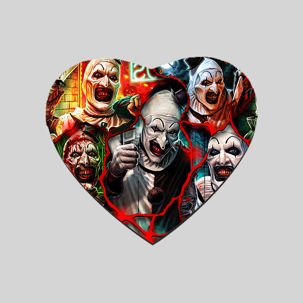 Terrifier Mouse Mat - Mouse Pad - Rectangle or Heart