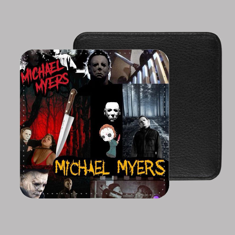 Michael Myers Halloween PU Leather Coaster Set of 4 - 10 x 10cm