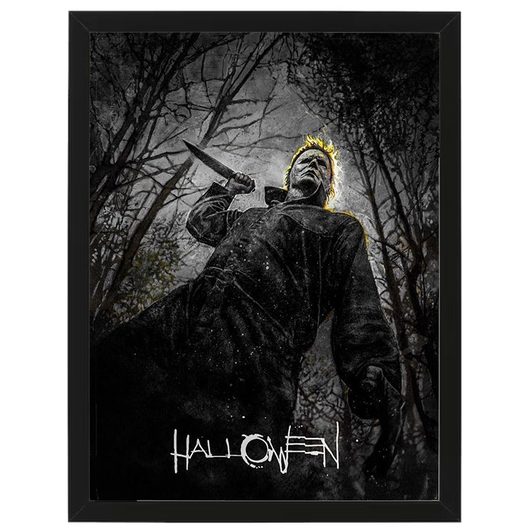 Michael Myers - Halloween - Framed Art - Metal Wall Art - 20 x 25cm