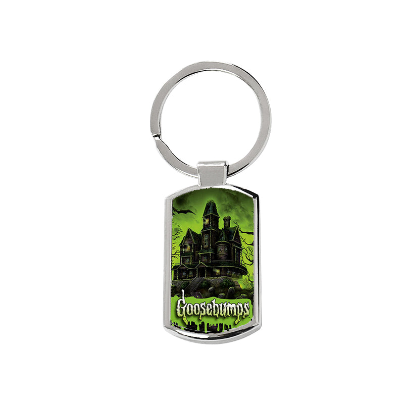 Goosebumps Movie Keyring - Rectangle Keyring with Black Gift Box