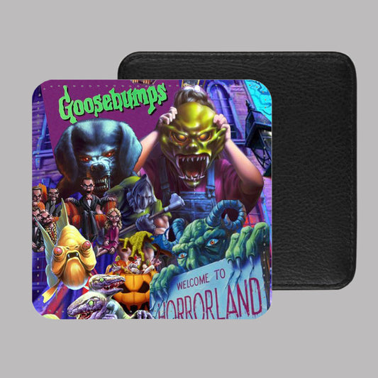 Goosebumps Movie PU Leather Coaster Set of 4 - 10 x 10cm