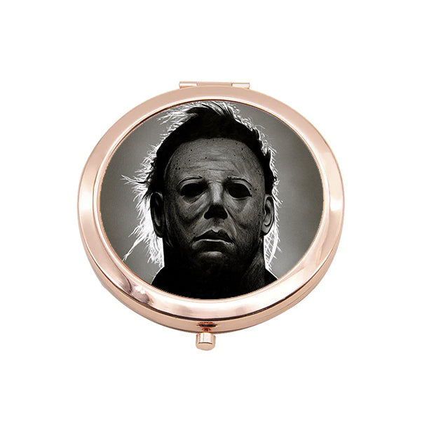 Michael Myers Rose Gold Compact Pocket Mirror