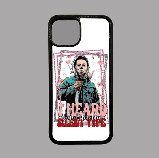 Michael Myers I Heard you like the silent type - Horror flexible iPhone Case - Halloween - Creepy - Spooky - Scary