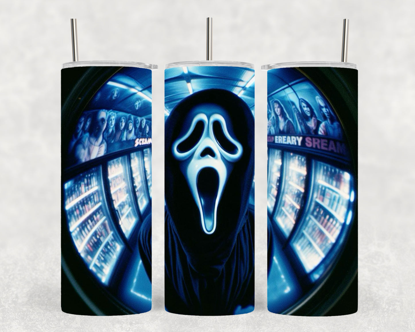 Scream Ghost Face - Horror Movie Character - 20oz Tumbler - Novelty - Insulated