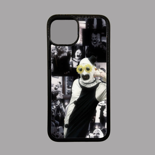 Terrifier Collage - Art the Clown - Horror flexible iPhone Case - Halloween - Creepy - Spooky - Scary