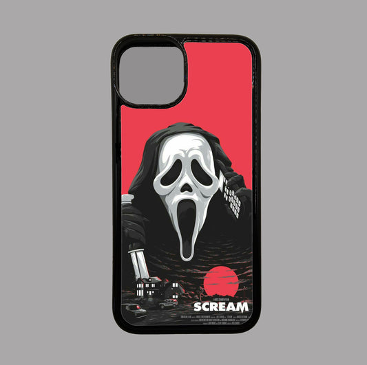 Scream Ghost Face - Horror flexible iPhone Case - Halloween - Creepy - Spooky - Scary