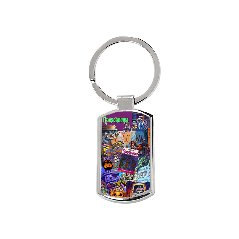 Goosebumps Movie Keyring - Rectangle Keyring with Black Gift Box