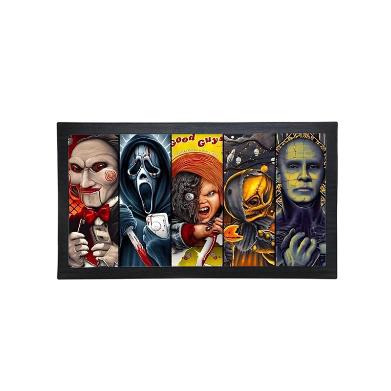 Horror Movie Characters Bar Mat - Bar Runner - 440 x 250mm