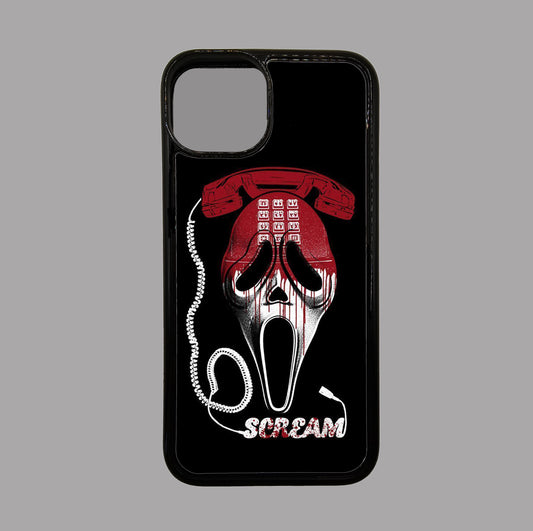 Scream Ghost Face Phone - Horror flexible iPhone Case - Halloween - Creepy - Spooky - Scary