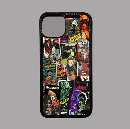 Horror Movie Mash Up - Comic Book Design - Horror flexible iPhone Case - Halloween - Creepy - Spooky - Scary