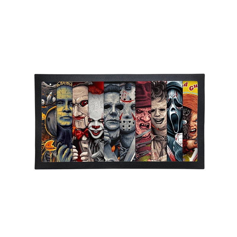 Horror Movie Characters Bar Mat - Bar Runner - 440 x 250mm