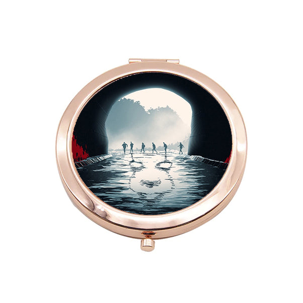 Pennywise IT Movie Rose Gold Compact Pocket Mirror