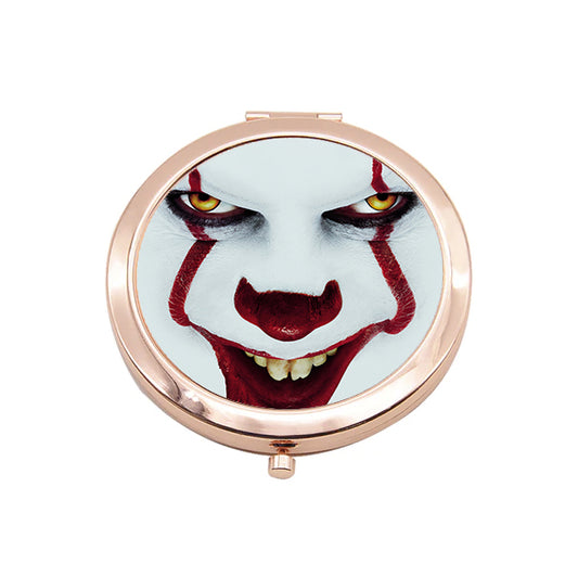 Pennywise IT Movie Rose Gold Compact Pocket Mirror