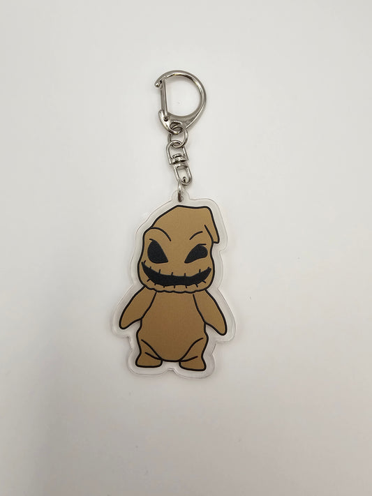 Oogie Boogie Keyring - Horror Movie Characters - Plastic - Acrylic Keyring - Horror - Scary - Creepy - Spooky