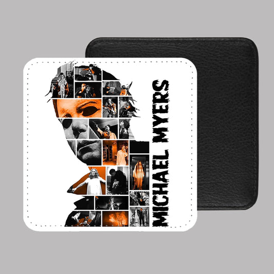 Michael Myers Halloween PU Leather Coaster Set of 4 - 10 x 10cm