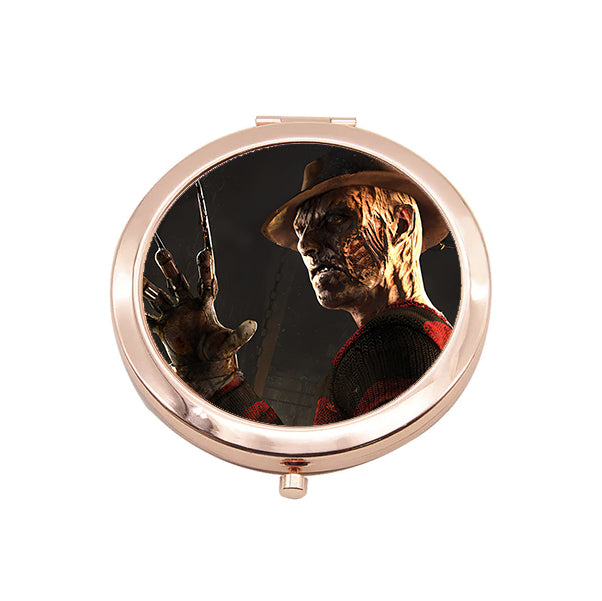 Freddy Krueger Rose Gold Compact Pocket Mirror