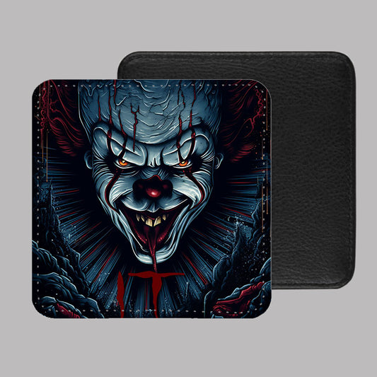 Pennywise IT PU Leather Coaster Set of 4 - 10 x 10cm