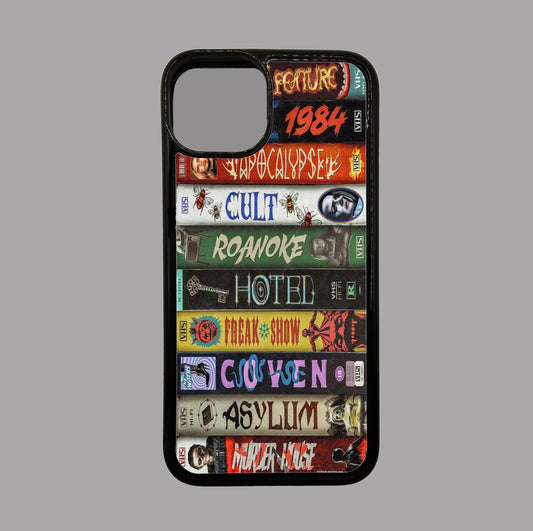 Horror Movie Stack - Film Stack - Horror flexible iPhone Case - Halloween - Creepy - Spooky - Scary