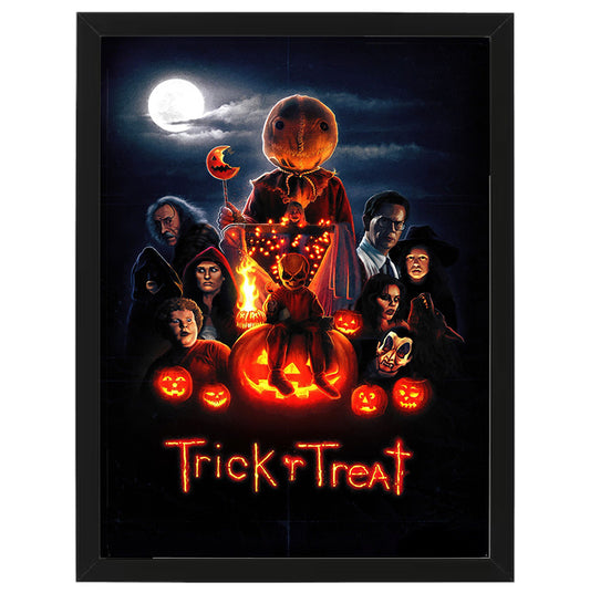 Trick r Treat Sam - Horror Movie - Framed Art - Metal Wall Art - 20 x 25cm