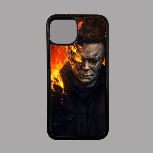 Michael Myers Fire - Halloween - Horror flexible iPhone Case - Halloween - Creepy - Spooky - Scary