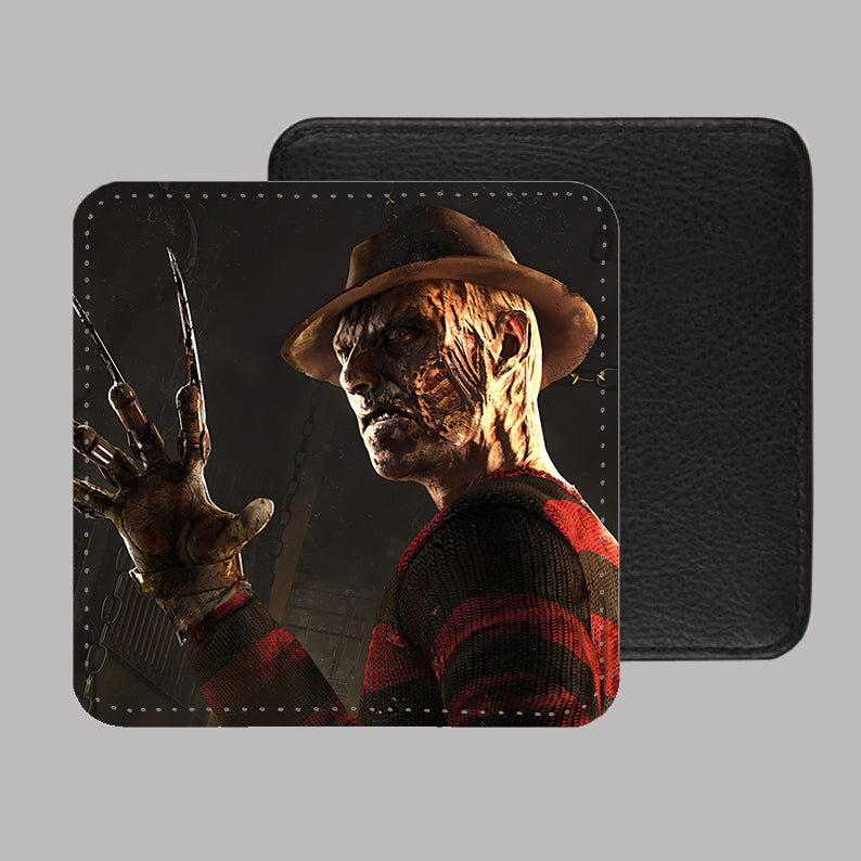 Freddy Krueger PU Leather Coaster Set of 4 - 10 x 10cm