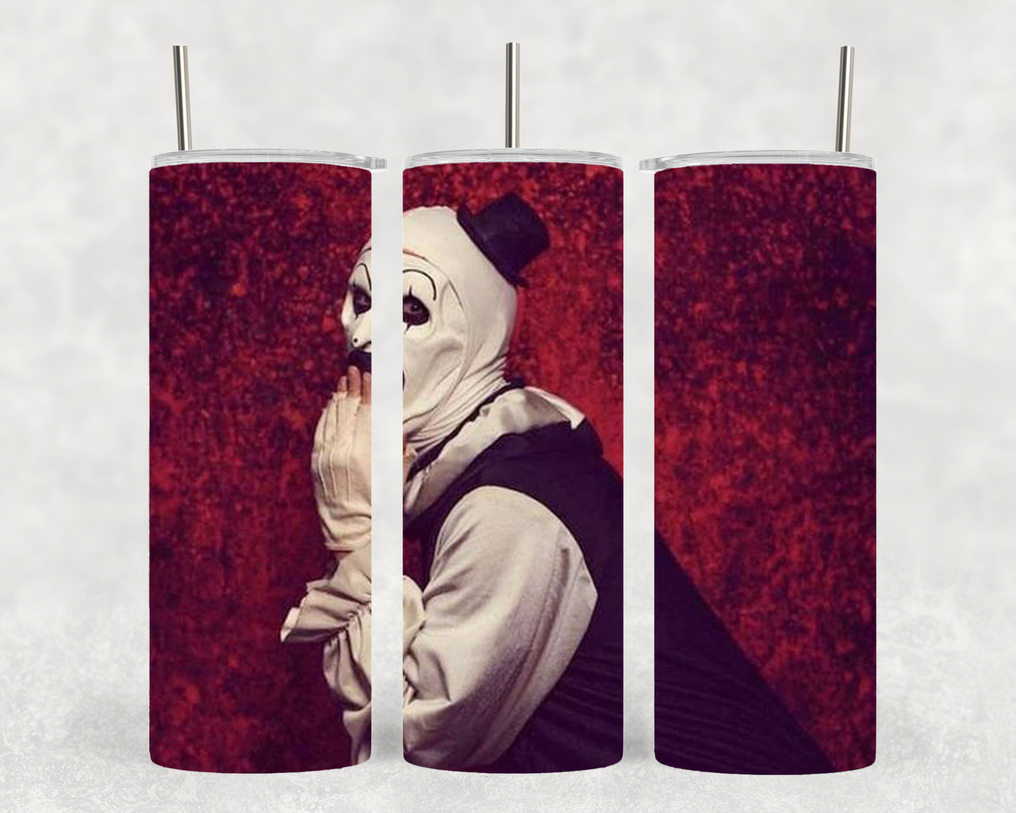 Terrifier - Art the Clown - Horror Movie Character - 20oz Tumbler - Novelty - Insulated