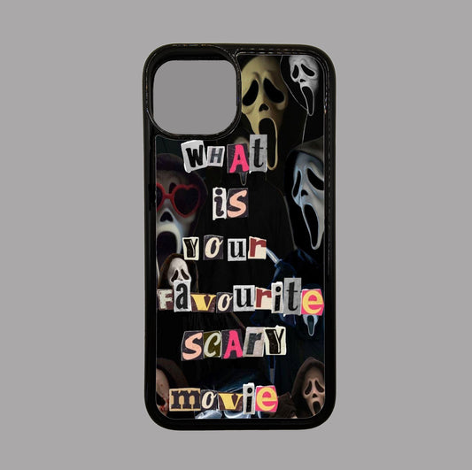 Scream Ghost Face - Favourite Scary Movie - Horror flexible iPhone Case - Halloween - Creepy - Spooky - Scary