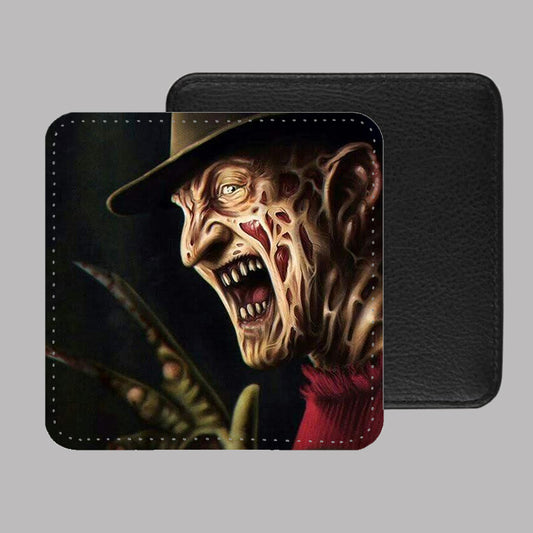 Freddy Krueger PU Leather Coaster Set of 4 - 10 x 10cm