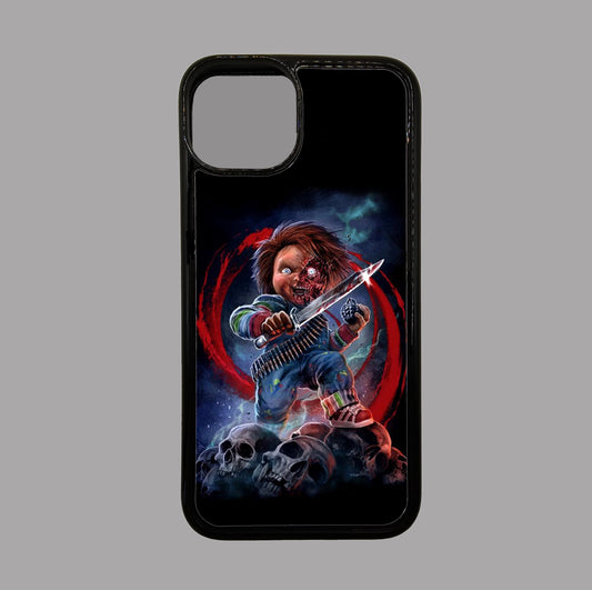 Chucky Skulls - Good Guy Doll - Horror Movie Character - Horror flexible iPhone Case - Halloween - Creepy - Spooky - Scary