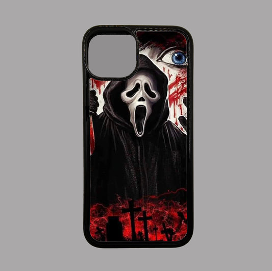 Scream Ghost Face - Horror flexible iPhone Case - Halloween - Creepy - Spooky - Scary