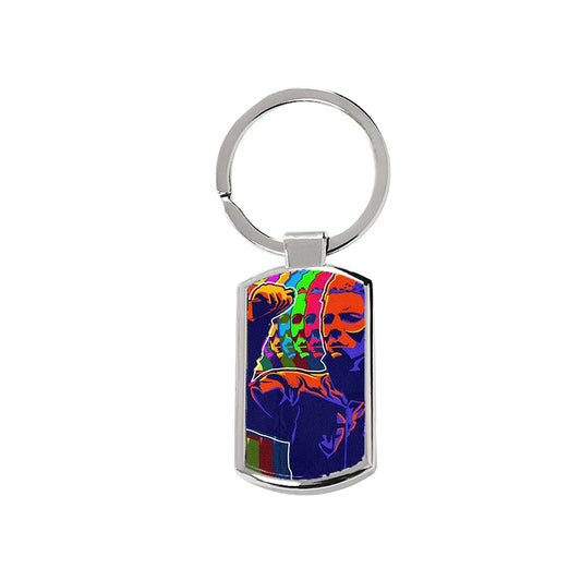 Michael Myers Keyring - Rectangle Keyring with Black Gift Box