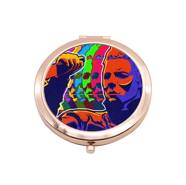 Michael Myers Rose Gold Compact Pocket Mirror