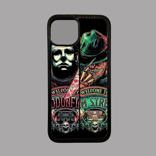 Michael Myers and Freddy Krueger - Horror flexible iPhone Case - Halloween - Creepy - Spooky - Scary