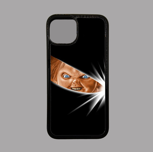 Chucky Peeking - Good Guy Doll - Horror Movie Character - Horror flexible iPhone Case - Halloween - Creepy - Spooky - Scary