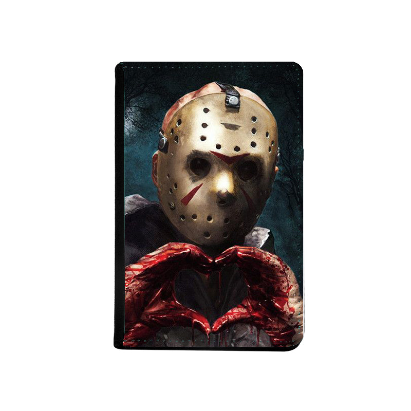 Jason Voorhees Heart Hands Passport Holder - Passport Cover