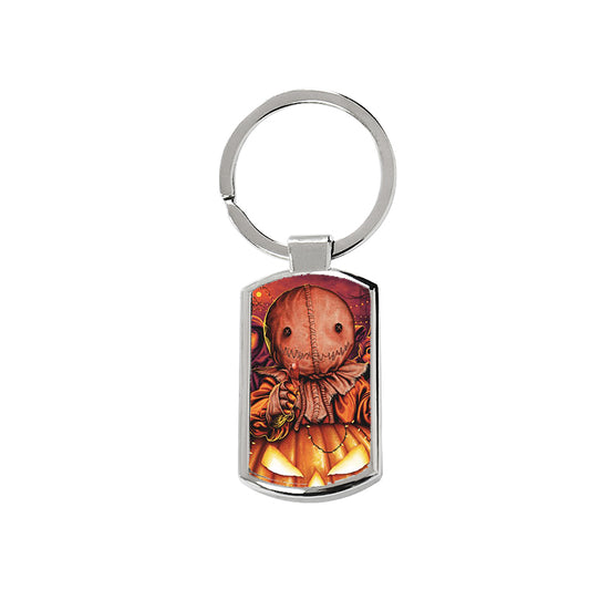 Trick R Treat Sam Keyring - Rectangle Keyring with Black Gift Box