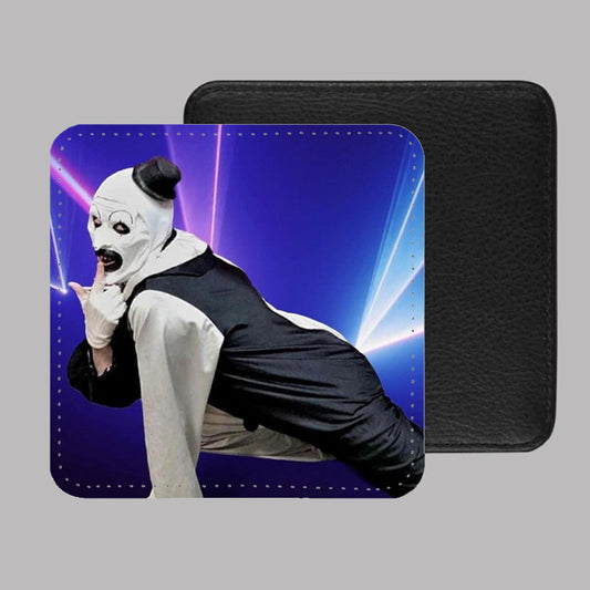 Terrifier Funny Pose PU Leather Coaster Set of 4 - 10 x 10cm