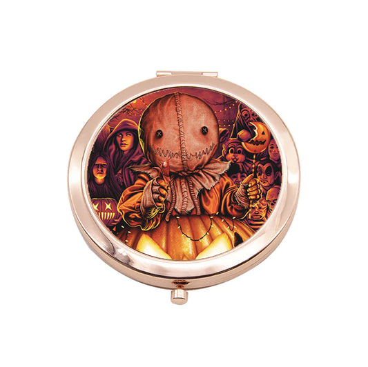 Trick R Treat Sam Rose Gold Compact Pocket Mirror