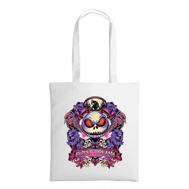 Jack Skellington - Nightmare Before Christmas - Shopping Tote Bag - Tote Bag - Horror Movie - Halloween - Creepy - Shopping Bag