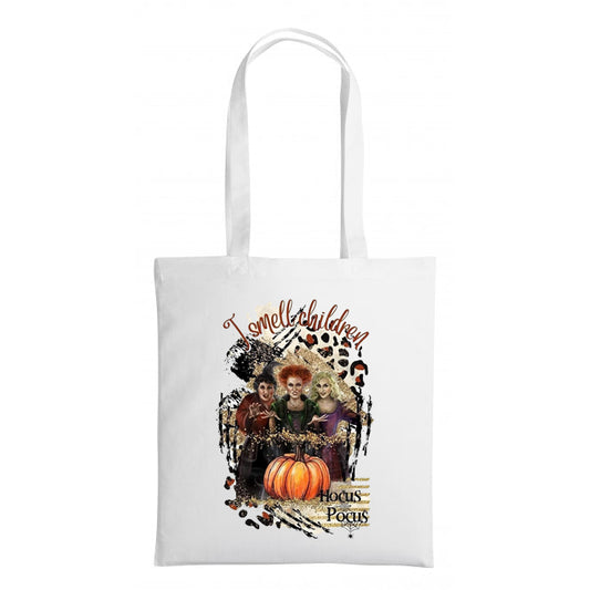 Hocus Pocus - I smell children - Shopping Tote Bag - Tote Bag - Horror Movie - Halloween - Creepy - Shopping Bag