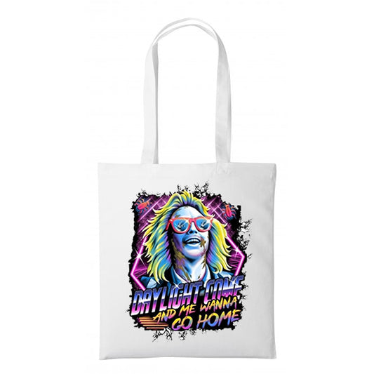 Beetlejuice - Daylight come and me wanna go home - Shopping Tote Bag - Tote Bag - Horror Movie - Halloween - Creepy - Shopping Bag