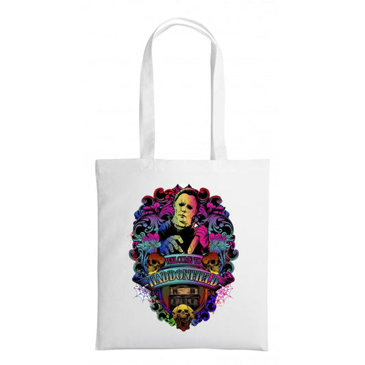 Michael Myers - Haddonfield - Shopping Tote Bag - Tote Bag - Horror Movie - Halloween - Creepy - Shopping Bag