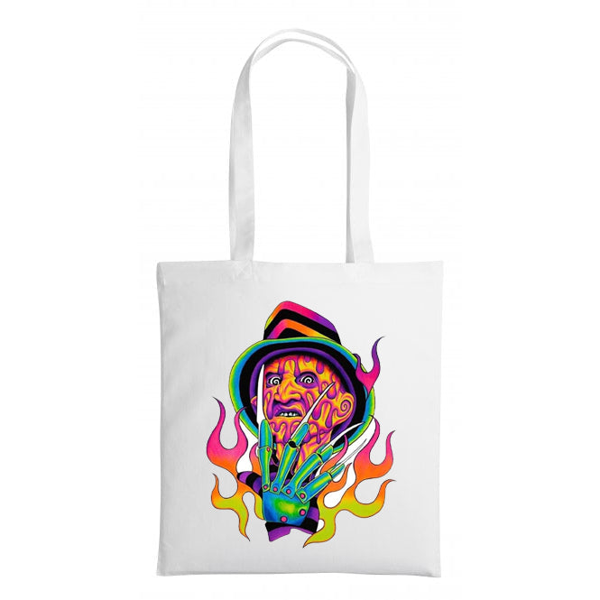 Freddy Krueger - Shopping Tote Bag - Tote Bag - Horror Movie - Halloween - Creepy - Shopping Bag