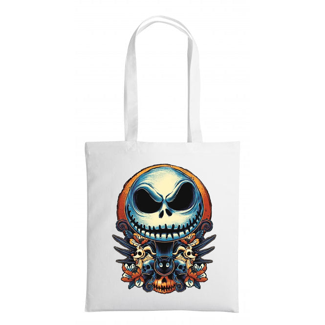 Jack Skellington - Nightmare before Christmas - Shopping Tote Bag - Tote Bag - Horror Movie - Halloween - Creepy - Shopping Bag