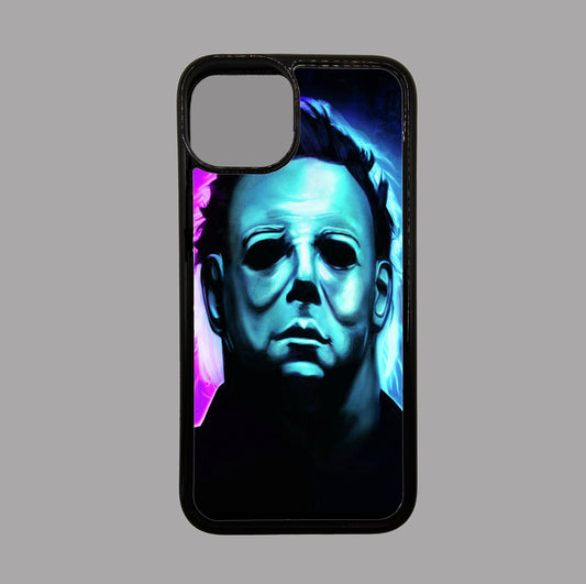 Michael Myers Neon - Halloween - Horror flexible iPhone Case - Halloween - Creepy - Spooky - Scary