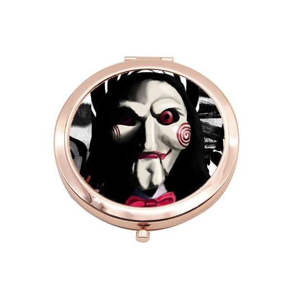 SAW Jigsaw Movie Rose Gold Compact Pocket Mirror