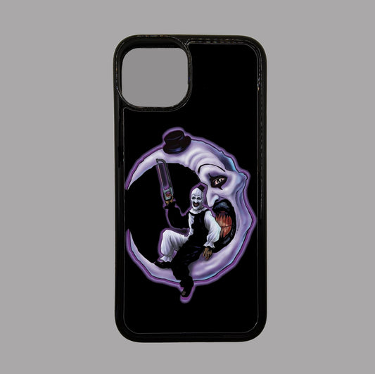 Terrifier and Moon - Art the Clown - Horror flexible iPhone Case - Halloween - Creepy - Spooky - Scary