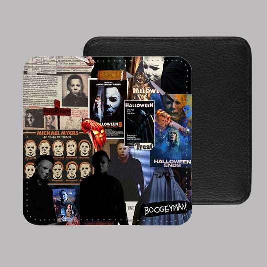 Michael Myers Halloween PU Leather Coaster Set of 4 - 10 x 10cm