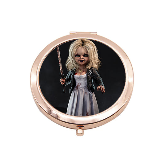 Tiffany Doll Chucky Rose Gold Compact Pocket Mirror