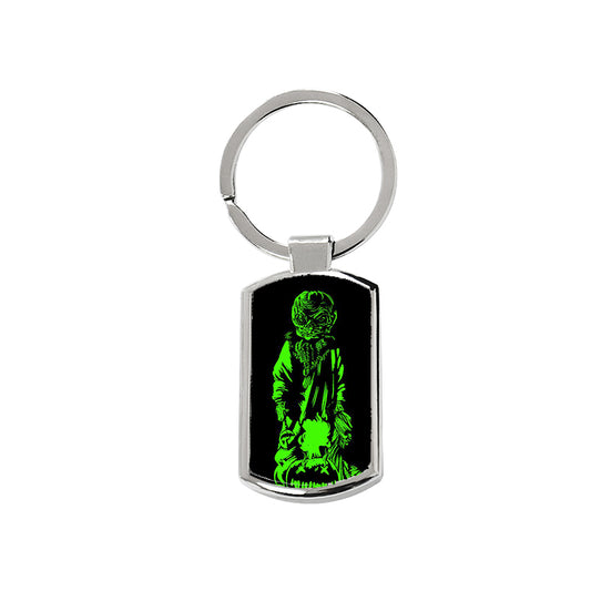 Trick R Treat Sam Keyring - Rectangle Keyring with Black Gift Box